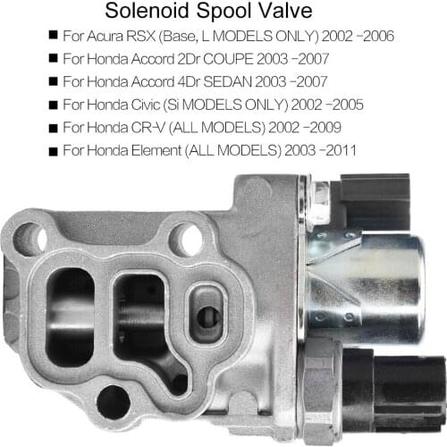 15810-RAA-003 Solenoid Spool Valve for Honda Accord Civic CR-V Element for Acura RSX Solenoid Valve