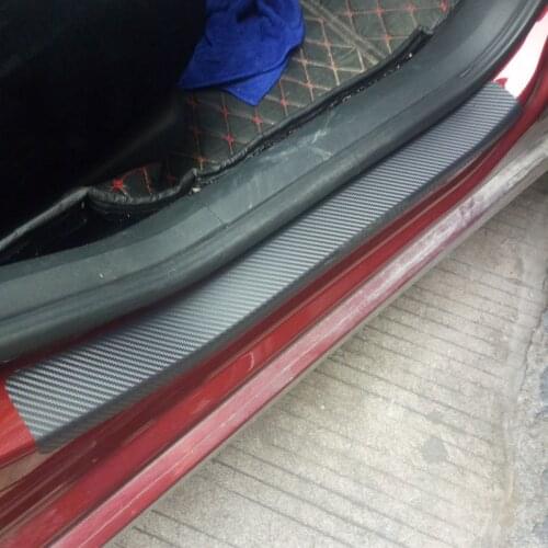 4 pieces of car threshold protection stickers for Porsche Cayenne Macan Macan S Panamera Cayman Carrera Porsche911 918 Boxster