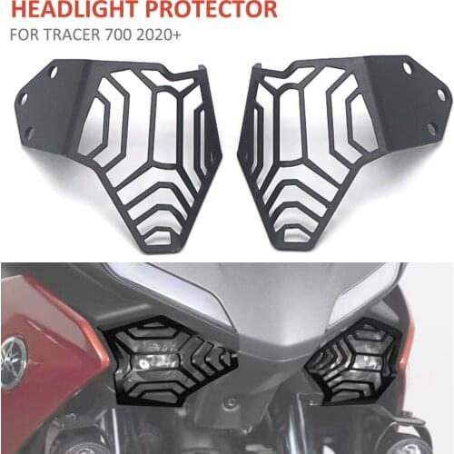 For TRACER700 Tracer 700 Tracer 7 GT 2020 2021 Motorcycle Aluminium Headlight Protector Grille Guard Cover Protection Grill