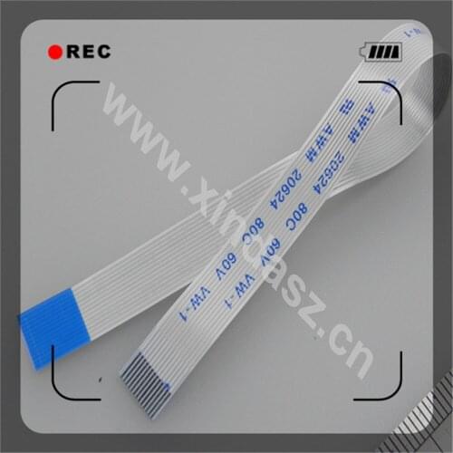 Free Shipping AWM 20624 80C 60V VW-1 0.5mm 13pin 150mm length type A crimp Flexible Flat FFC Ribbon Cable 5pcs/lot