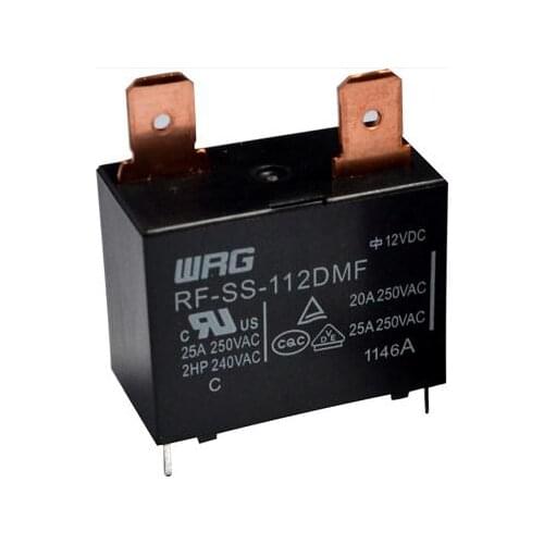 Free shipping new and original WRG relay RF-SS-112DMF 25A 12VDC 4pin 50pcs/lot