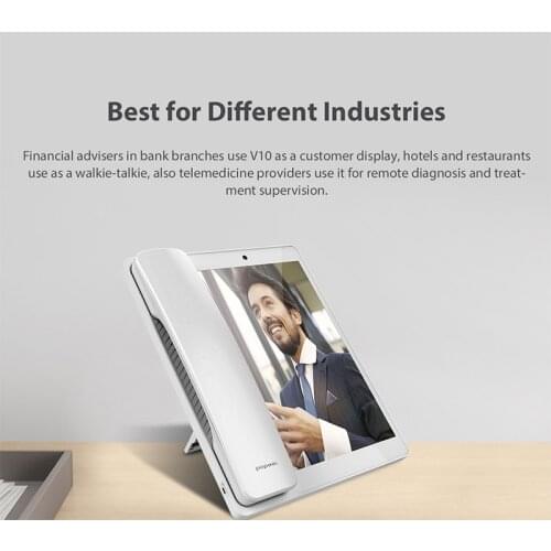 Wireless Landline Smart Telephone 8 Inch 2G/16G Bluetooth 4G SIM Network Videophone Glob Android Video Telephone Tablet Phone