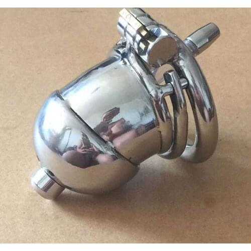 CB6000s Metal Stainless Steel Male Chastity Device Cock Cage Penis Lock Bird Bondage Sex Toys For Men Cbt Chastity Belt Cockring