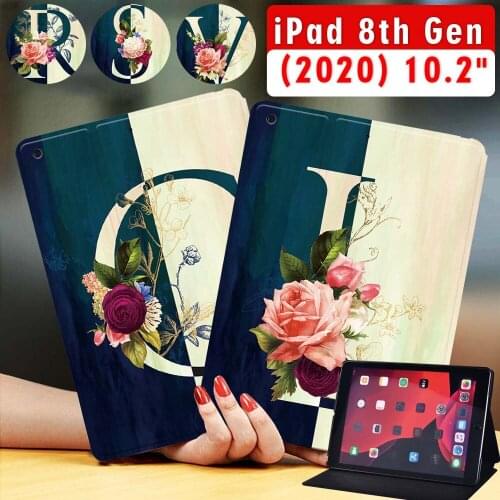 Tablets Case for Apple IPad 2020 8th Gen 10.2 Inch PU Leather Stand Case + Free Stylus