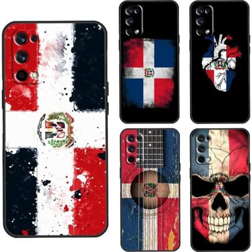 Flag of Dominican Republic Case For Realme C3 C11 C15 GT Neo Q3 6 7 8 Pro Cover For OnePlus 8 Pro 8T Nord 9 Pro Shell