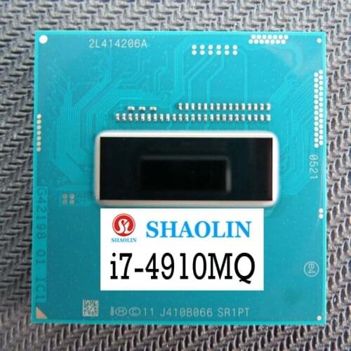 I7-4910MQ i7 4910MQ SR1PT 2.9GHz Quad-Core Eight-Thread CPU Processor 8M 47W Socket G3/rPGA946B Original SHAOLIN Official Versio