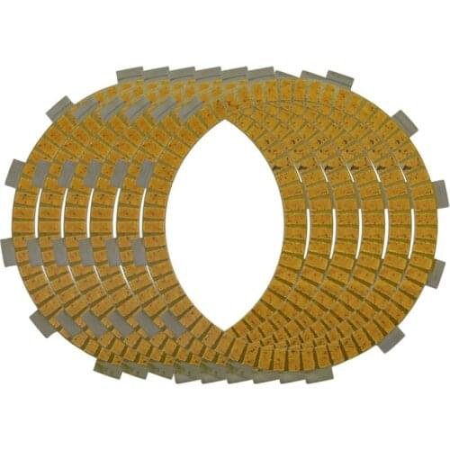 Motorcycle Engine Parts Clutch Friction Plates Kit For KAWASAKI KR 250 C1 KR-1S 1989 KR250 D1 KR-1R New Motorbike