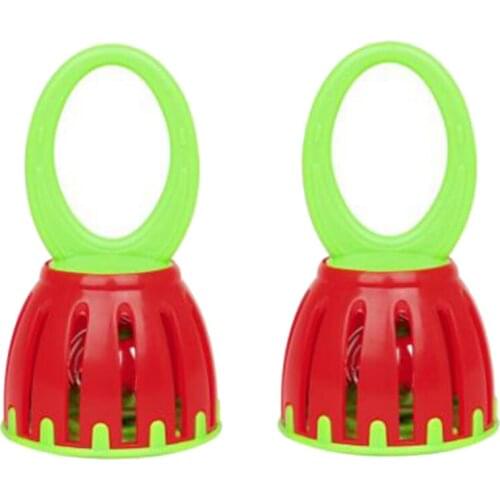 Baby Music Orff Instruments Shaker Stick Kids Baby Cage Bell Early Education Music Aids Baby Rammelaar Handvat