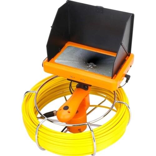 F9600 20M 30M 40M 50M Handheld Industrial Pipe Sewer Inspection Video Camera with Meter Counter / DVR Video recording