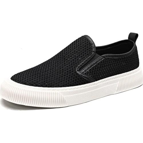 A46 Summer Mens Loafer Shoes Fashion All-match Fashion Style Comfortable Breathable Hot Style Board Casual Shoes Hard-Wearing