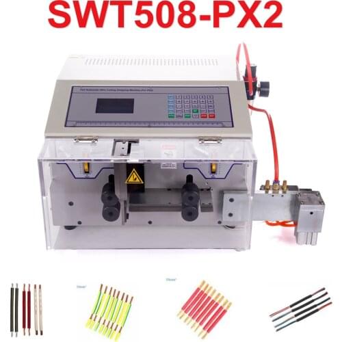 SWT508-PX2 Peeling Machine Computer automatic wire stripping and bending machine compatible with flex flat cable 2-12P 220V 110V