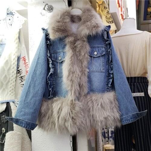 MIUXIMAO Women's Parkas With Natural Fur