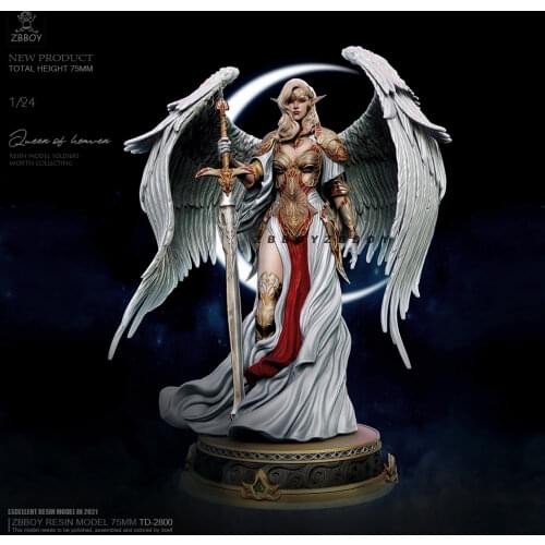75mm 1/24 Resin model kits figure beauty colorless and self-assembled TD-2800