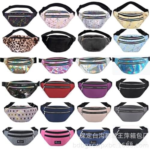 New Cross-Border Hot Womens Sports Waist Pack Fashion Running Bag Wholesale Cross-Body Running Bag Multi-Function Outdoor