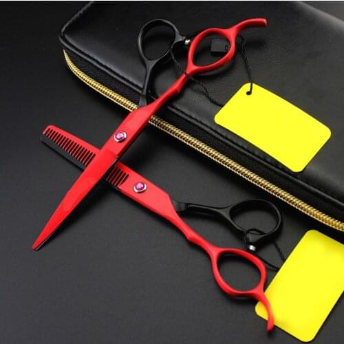 Left handed 6inch Hair scissors cutting shears Salon Barber Hair Cutting Thinning Hairdressing Set Styling Tool Hairdressing