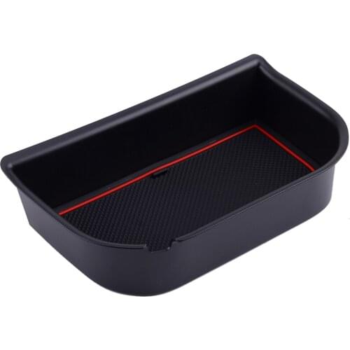 21x13x5 cm Car Inner Armrest Storage Glove Box Stowing Tidying Organizer Black Fit for Nissan Navara NP300 2015 2016 2017 2018