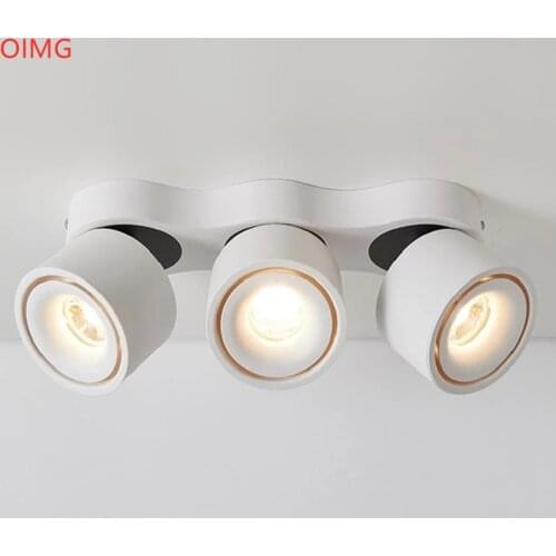 Dimmable Super Bright Folding Rotating LED Downlights 30W 45W 60W COB Ceiling Spot Lights AC85-260V Ceiling Lamp Indoor Lighting