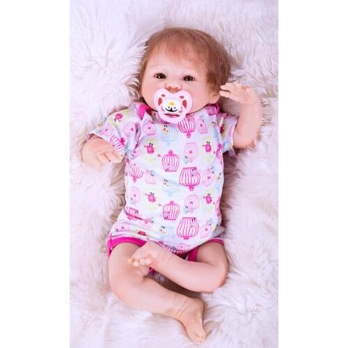 Silicone baby mini lifelike reborn baby doll wholesale boneca reborn silicone doll Soft Playmate Christamas Gift Toys for Girls