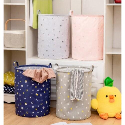 Foldable Laundry Basket Large Capacity Dirty Clothes Laundry Hamper Toys Storage Bucket Clothes Organizer Homehold Storage Bag