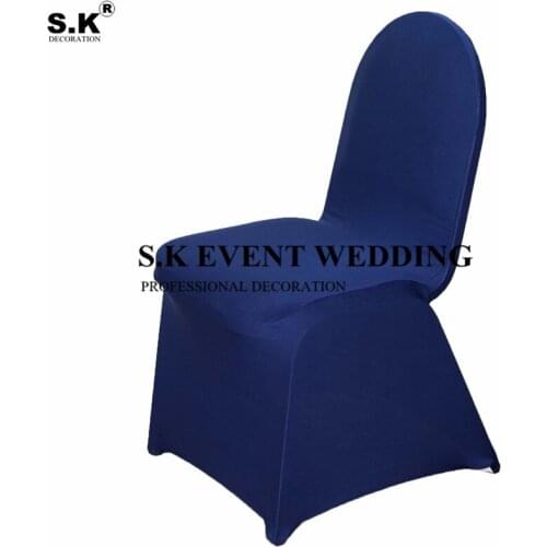 Thick Coloful Spandex Chair Cover Banquet Lycra Stretch Covers For Wedding Event Hotel Decoration
