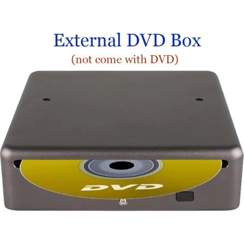 External DVD box dvd dvx player Support Playing DVD CD Only for our Car Radio Player