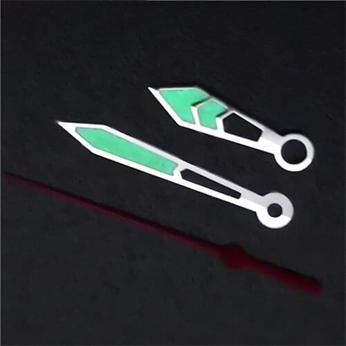Watch Pointers High-End Strong Green Luminous Skeleton Watch Hands for NH35A Mechanical Watch