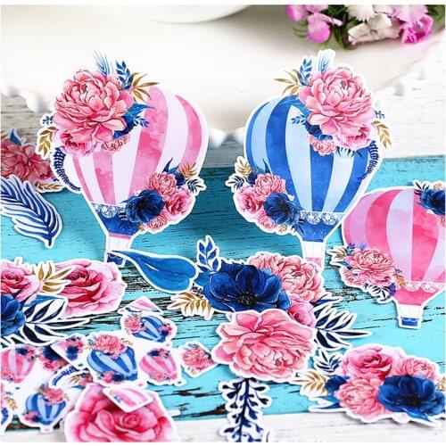 22pcs Creative kawaii Self-made Watercolor balloon Stickers/ Beautiful Stickers /Decorative Sticker /DIY Craft Photo Albums