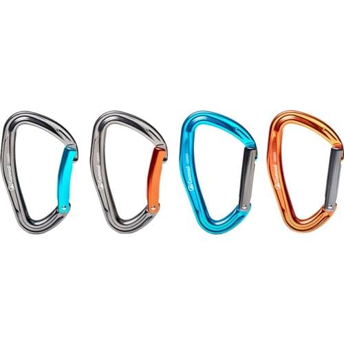 24KN Climbing Carabiner Hook Clip D-Ring Screw Lock Rock forHiking Camping Swing