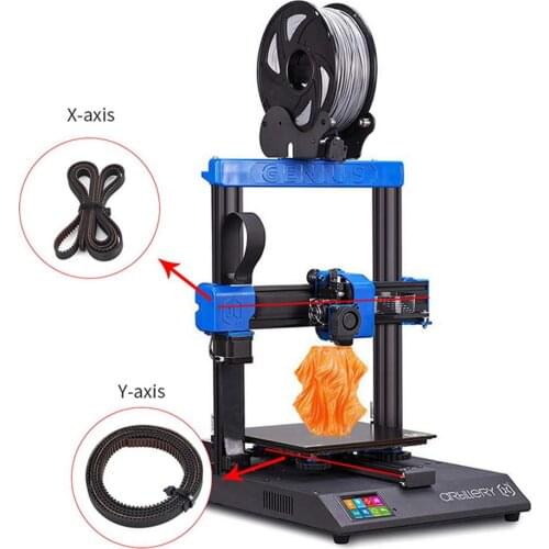 3D Printer Artillery Accessories For Genius Gates 2GT-6 X Y Axis Belt Rubber Printer Accessories Opening Timing Belt For Genius