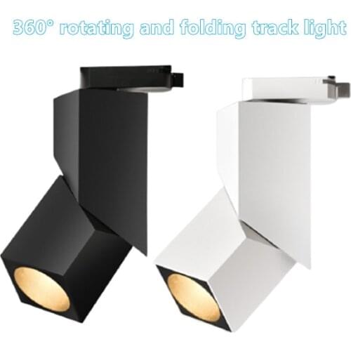 New Background Lamps Indoor LightingFolding 360° Rotation Dimmable LED Downlights 15W/20W COB LED Ceiling Spot Lights 85~265V