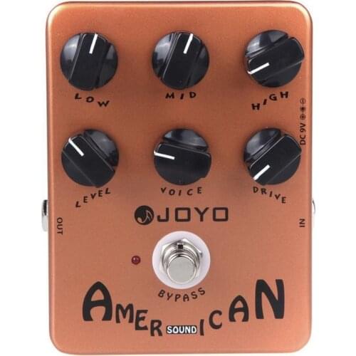 JOYO JF-14 American Sound Guitar Effect Pedal Overdrive DI Amplifier Simulator Clean Electric Guitar Effects Pedals Accessories