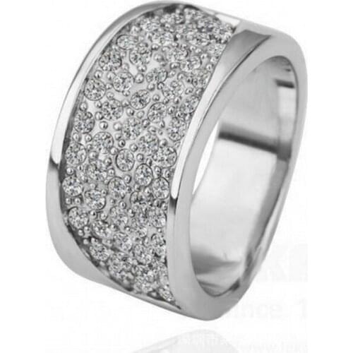 European and American trade jewelry AliExpress hot full crystal ring 1291-52