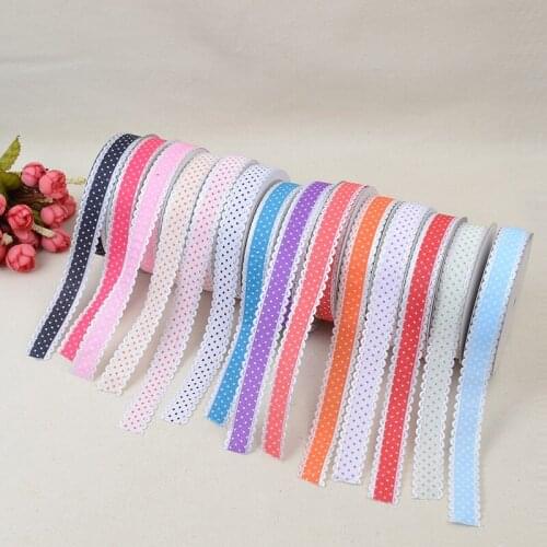 Fashion Craft Belt 2cm*20 Yards Garment Webbing Polyester Four-point Embossed Point Embossing Belt Factory Direct Wholesale