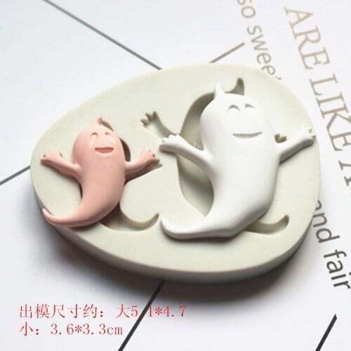 P692 two - hole ghost mould chocolate - molds perfumed plaster mould cast