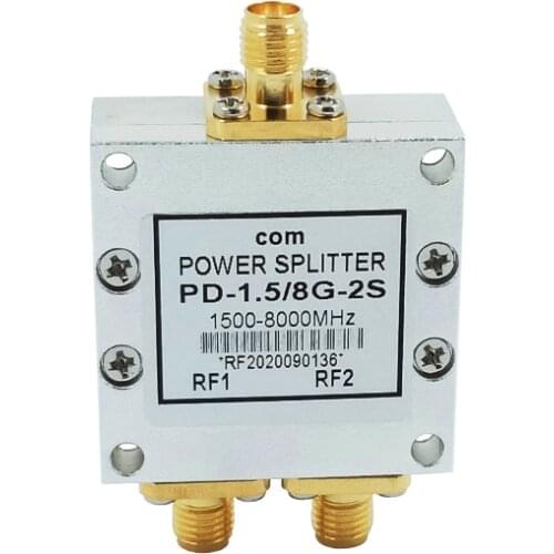 Power Divider One Divide Two 1500-8000MHZ SMA Microstrip Power Distribution 1.5-8G RF Power Splitter Combiner