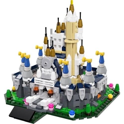 Fairy tales Classic children Castle Building Model Ugly Girl Castles Building Block Famous Story Building Toy Child Gift