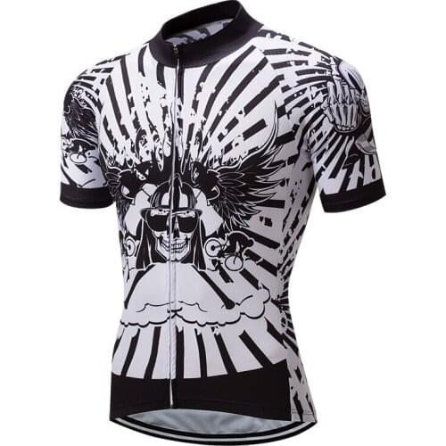 CUSROO Short-Sleeve Cycling Jersey Bike Shirt Sportswear Cycling Clothing Custom Animation Cartoon DATE A LIVE Men Short Jersey