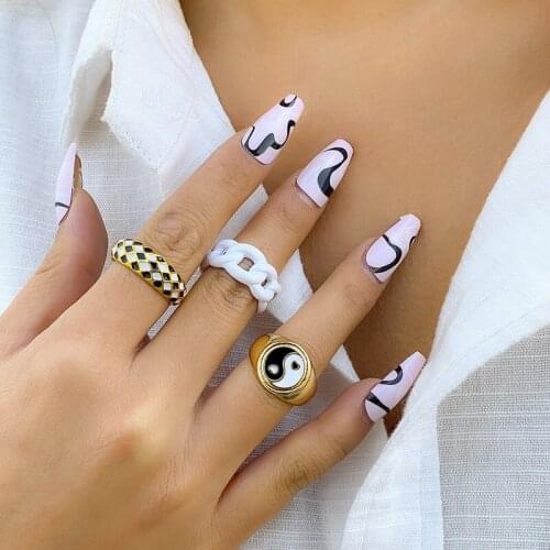 Белые кольца YWUULI China At AliExpress