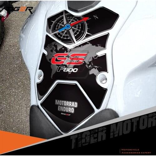 For BMW F800GS Tankpad F800 GS 2008-2012 3D Motorcycle Fuel Gas Tank Pad Protector