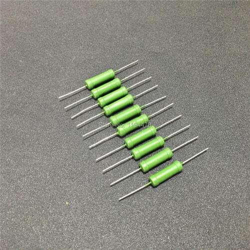 10pcs/Lot RX21 6W 0.1R to 10K Ohm 5% Fixed Type Wire Wound Resistor Winding Resistance Power Resistors Axial Lead Class J