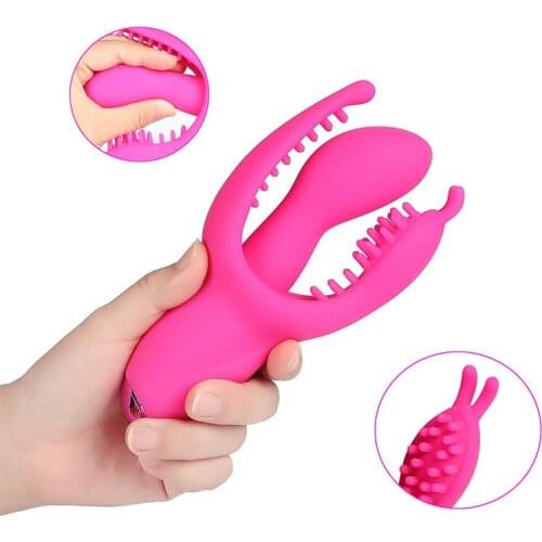 10 Speeds Silicone Dildo Vibrator Clitoris Stimulator Vagina G spot Massage Vibrators For Woman Masturbators Sex Toys For Adult
