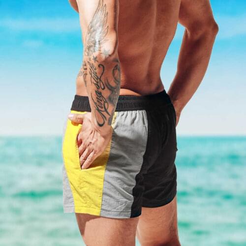 3XL Swimwear Men Breathable Swimsuits Swim Trunks Quick Dry Boxer Briefs Sunga 2021 Hot Swim Suits Maillot De Bain Beach Shorts