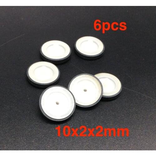 6pcs idle tire wheel belt loop Idler rubber ring for cassette deck recorder tape stereo audio player for akai