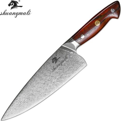 8 Inch 67 Layers Damascus Steel Knives Japanese Knife Chef Kitchen Knifes Cleaver slices Home Kitchen Cook Tool Dalbergia Handle