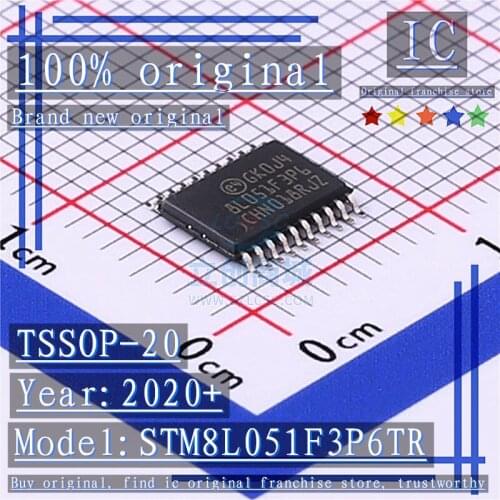 2020+ 100% Brand new original 1PCS-10PCS STM8L051F3P6TR 8L051F3P6 TSSOP-20 Microcontroller chip