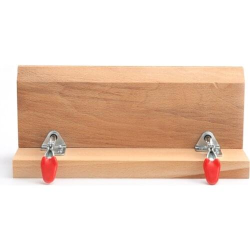 1 Piece Diy Hand-sewn Wood Clip Horizontal Hand-sewn Wood Clip Leather Horizontal Belt Wooden Frame Belt Sewing Wooden Clip