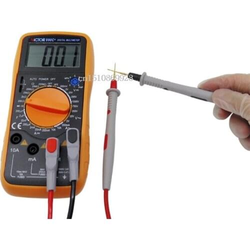 Digital Multimeter Probes Test Probes Leads Replaceable Needles Kits Clearance Cable Wire Tips Alligator Clip