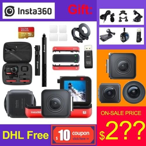 Insta360 One R Insta 360 4K 5.7K Action Camera Twin Edition 4K Edition LEICA Lens Sport Cam PK Gopro hero 8