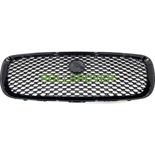 ROLLSROVER Gloss Black Front bumper center grille grill For Jaguar F-pace 2017-2019 Base OEM T4A6211