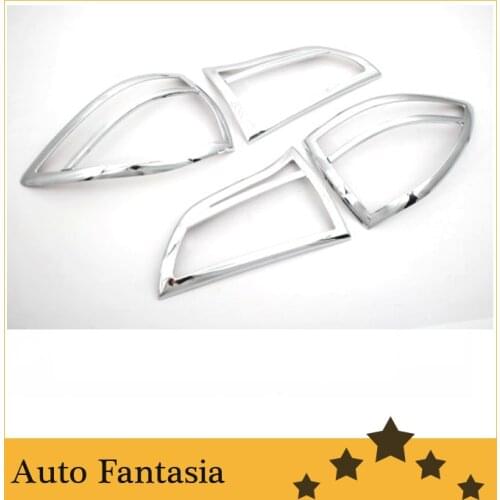 Chrome Tail Light Cover for Challenger / Pajero Montero Sport 09-12-Free Shipping